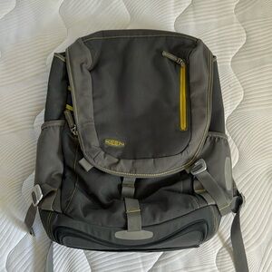 Grey & Yellow Keen Laptop Backpack